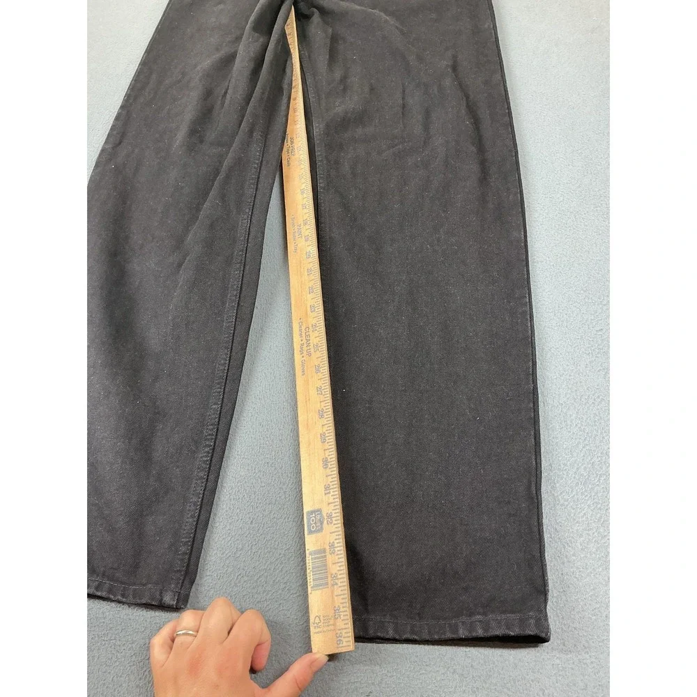 Levis 550 Jeans Mens 38x34 Black Relaxed Tapered Leg Denim 100% Cotton